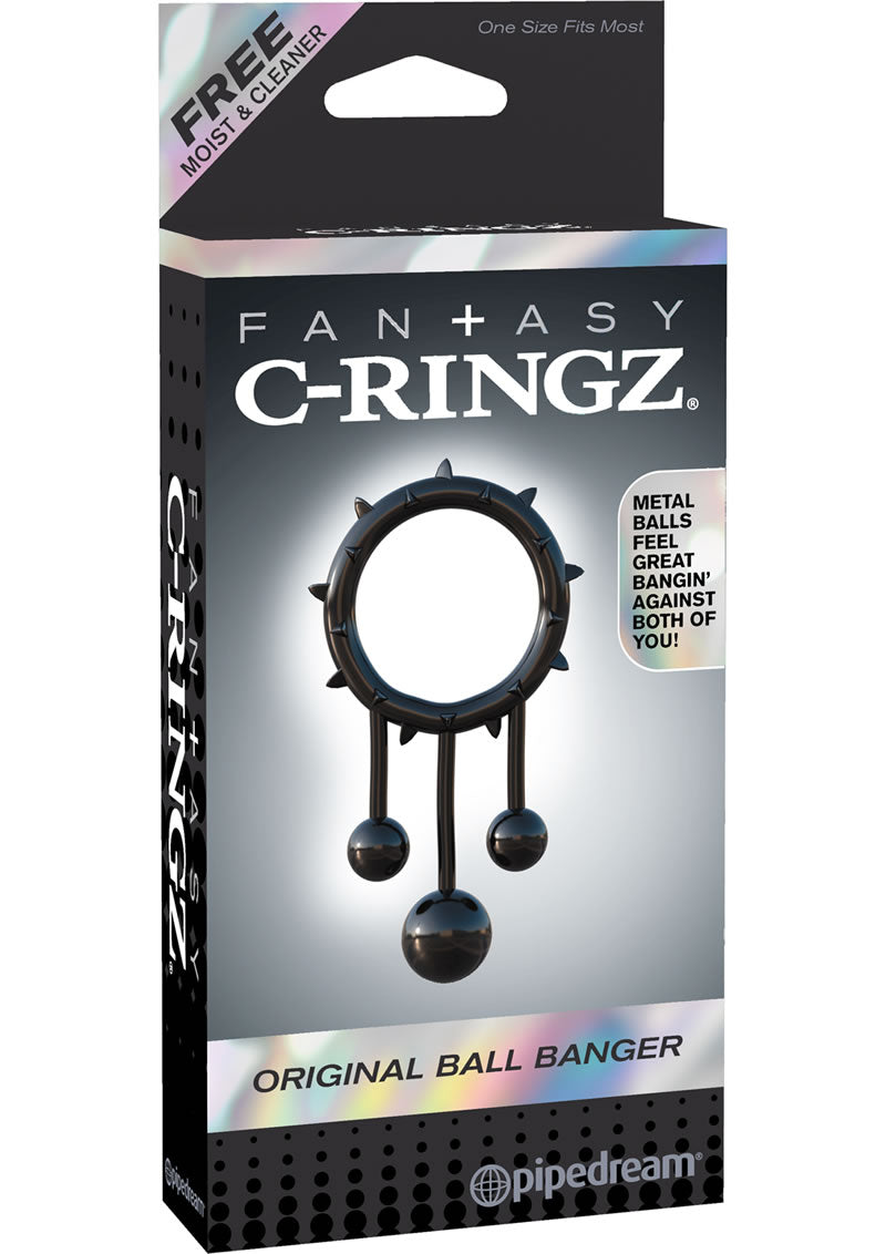 Anillo para el pene Fantasy C Ringz Original Ball Banger, color negro