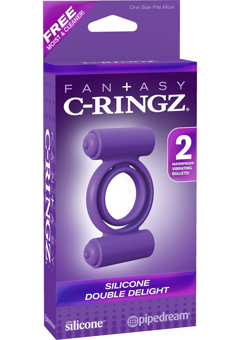 Fantasy C-Ringz Silicone Double Delight Purple