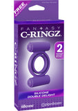 Fantasy C-Ringz Silicone Double Delight Purple