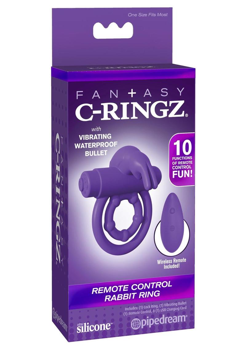 Fantasy C-Ringz Remote Control Rabbit Ring Purple