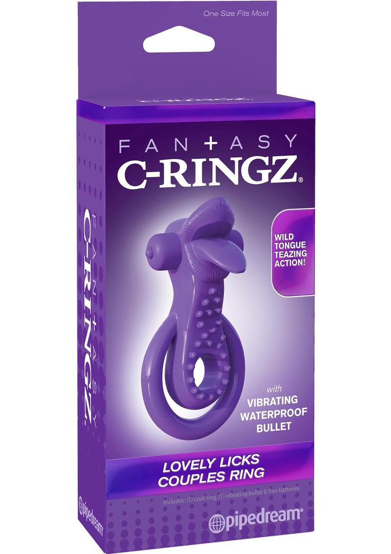 Fantasy C=Ringz Lovely Licks Couples Ring Purple