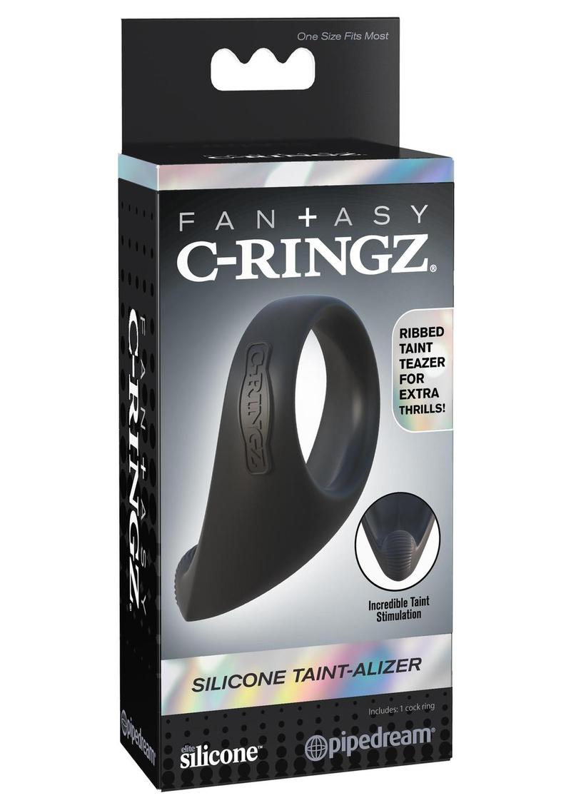 Fantasy C-Ringz Silicone Taintalizer Black