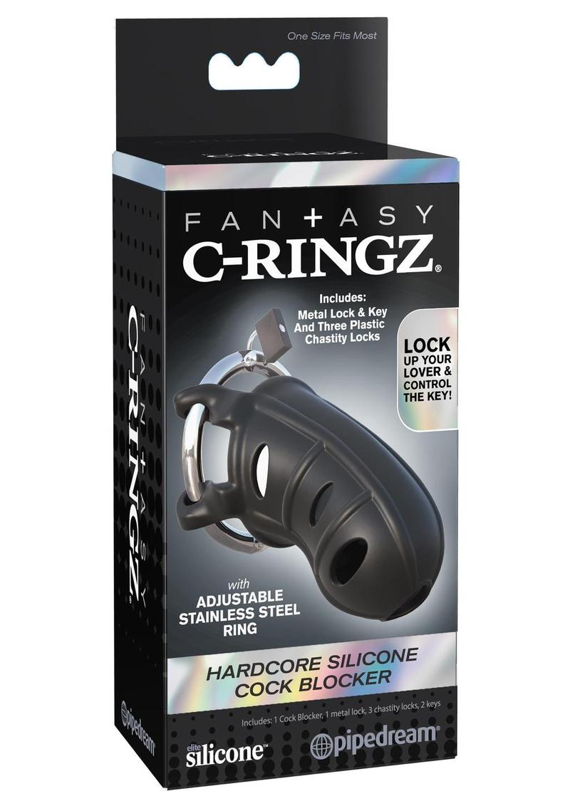 Fantasy C-Ringz - Hardcore Cock Block - Black