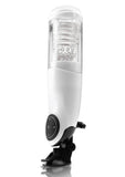 Masturbador recargable manos libres impermeable color blanco Mega Bator Pussy de Pipedream Extreme