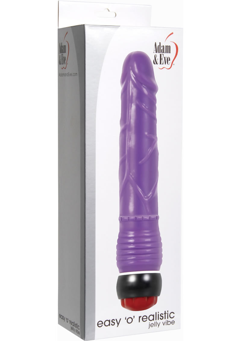 Adam and Eve - Easy O Realistic Jelly Vibe - Purple