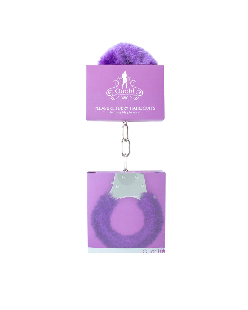 "Pleasure Handcuffs Furry - Purple OU-OU004PUR"