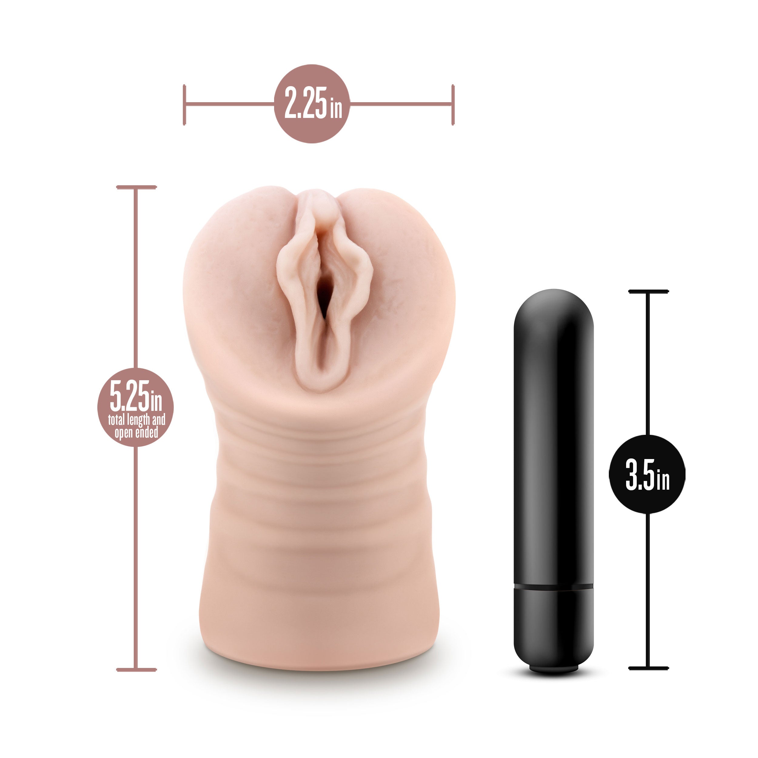 "Enlust - Destini - Vibrating Stroker - Beige BL-73403"