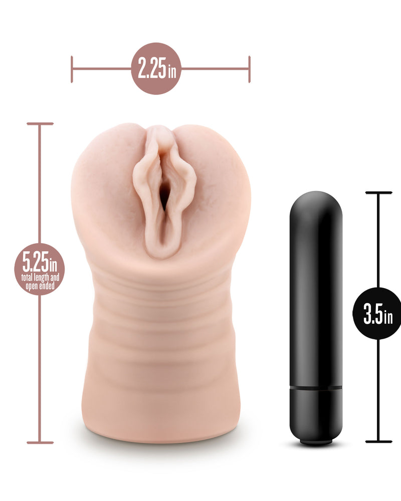 "Enlust - Destini - Vibrating Stroker - Beige BL-73403"