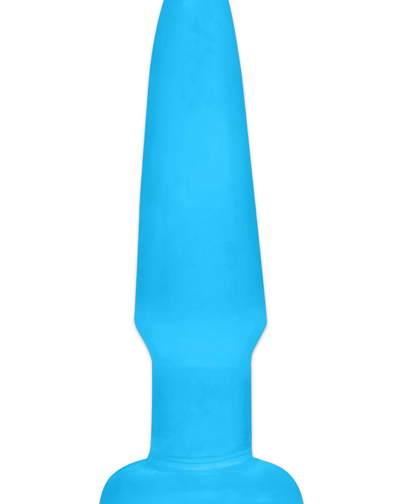Tapón anal de neón azul