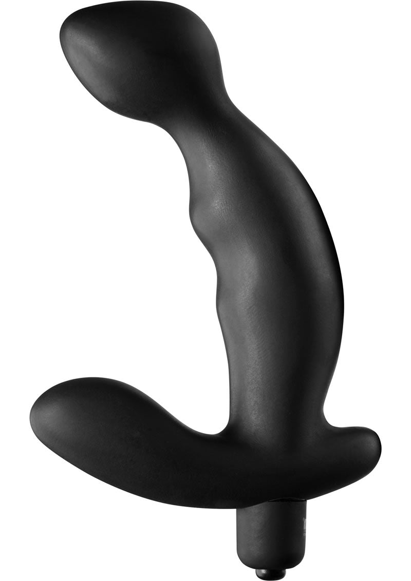 Vibrador de silicona P-Spot de Tom Of Finland, color negro, 6 pulgadas