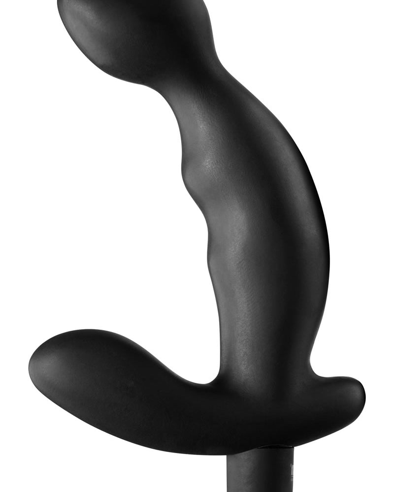 Tom Of Finland Silicone P-Spot Vibe Black 6 Inch