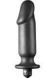 Tom Of Finland Silicone Vibrating Anal Plug Black 6 Inch