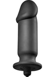 Tom Of Finland XL Silicone Vibrating Anal Plug Black 7.75 Inch