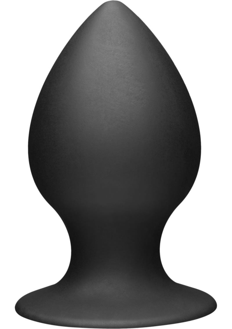Tapón anal de silicona Tom Of Finland XL, color negro, 5,5 pulgadas
