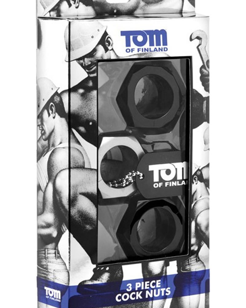 Tom Of Finland 3 Piece Cock Nuts Cockrings
