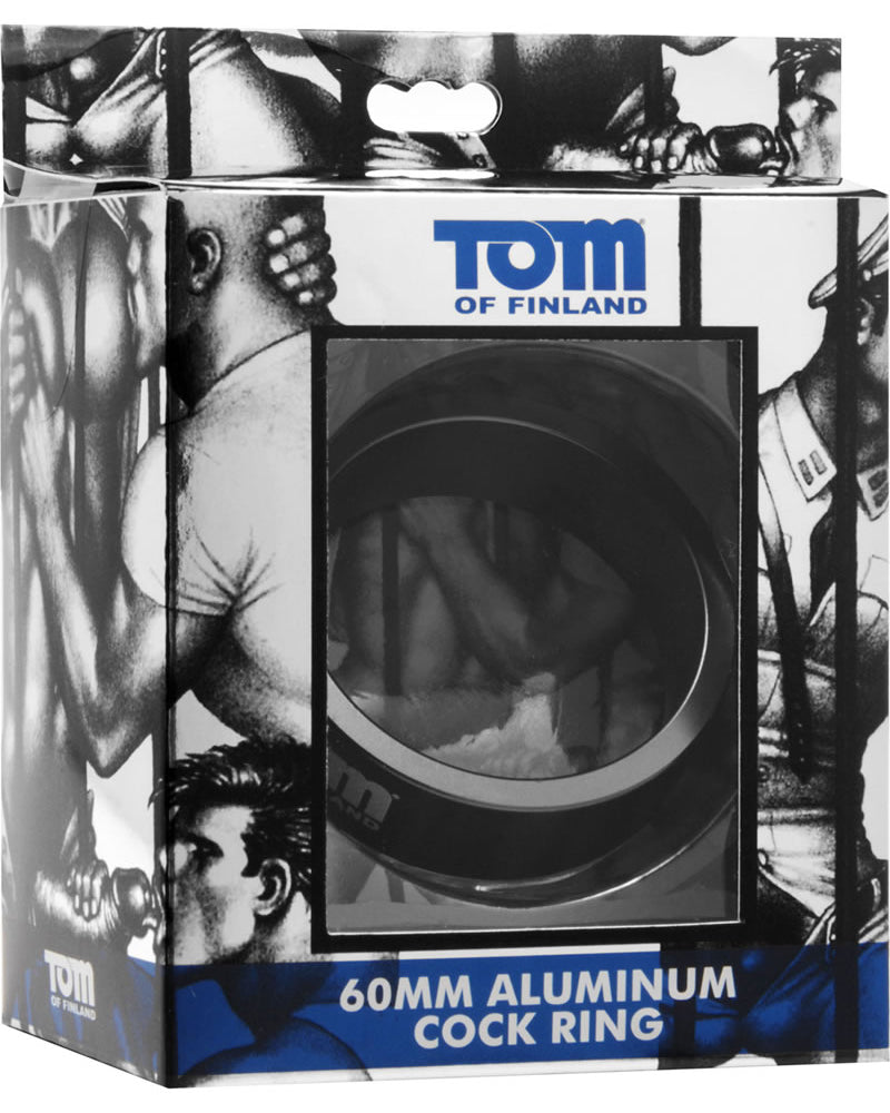 Anillo para el pene de aluminio de 60 mm de Tom Of Finland