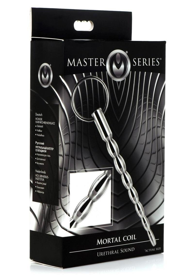 Master Series Mortal Coil Sound Penis Plug Metal 6.63 Inch