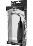 Master Series Cadence - Vibrador de silicona con sonido, color negro, 6 pulgadas