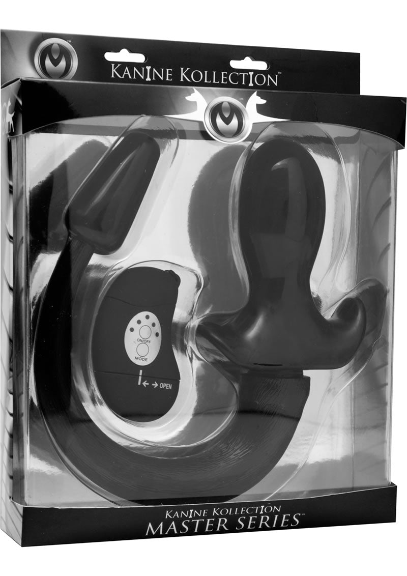 Master Series Good Boy - Tapón vibrador inalámbrico para cachorros, control remoto, color negro, 7,5 pulgadas