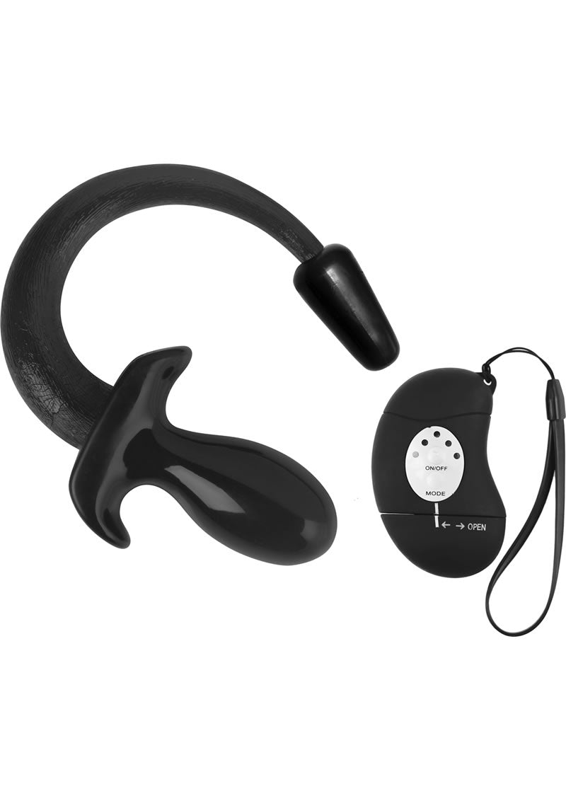 Master Series Good Boy - Tapón vibrador inalámbrico para cachorros, control remoto, color negro, 7,5 pulgadas