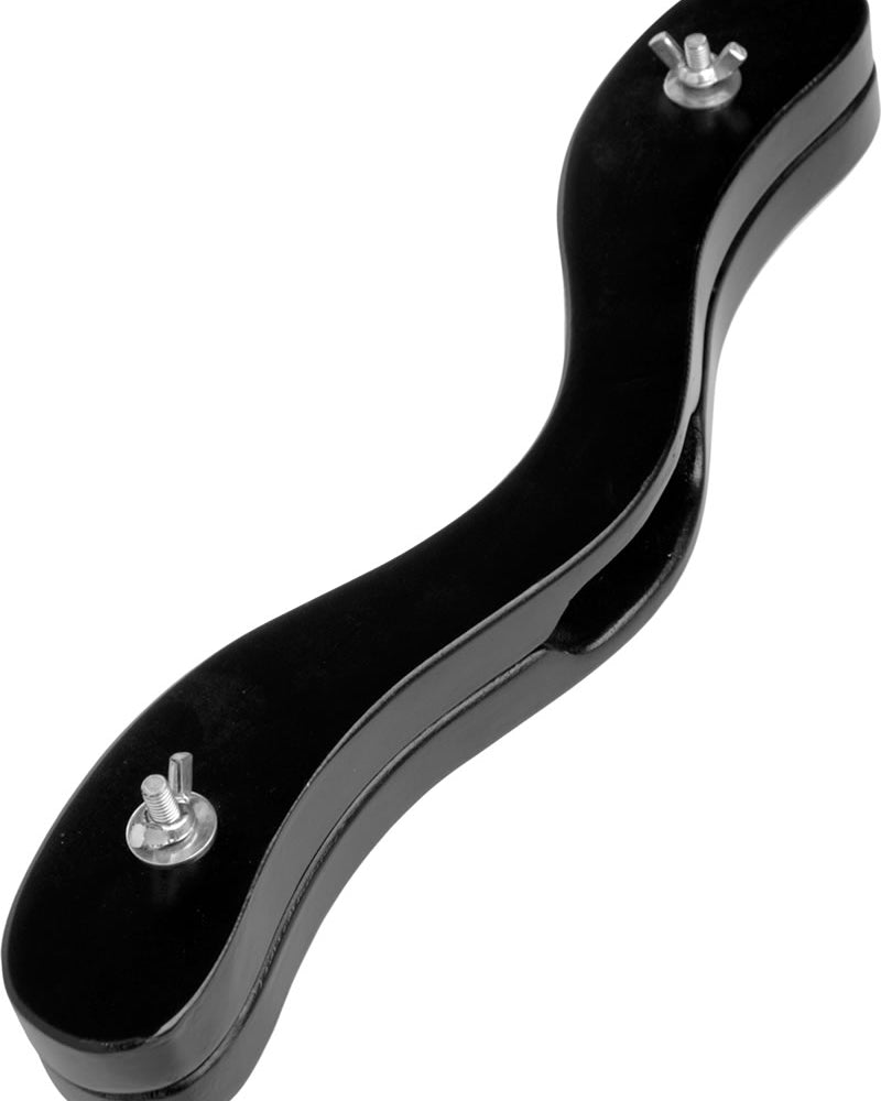 Camilla de bolas de madera Enforcer Humbler de 13 pulgadas, color negro