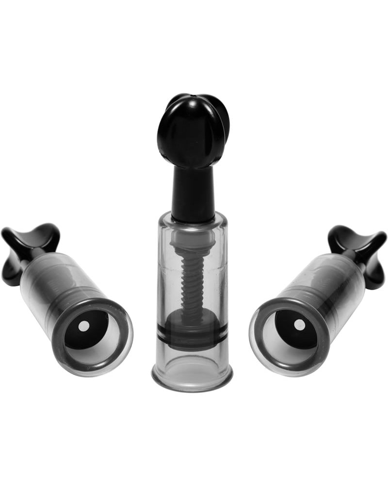 Juego de ventosas triples Master Series Fusion, color negro