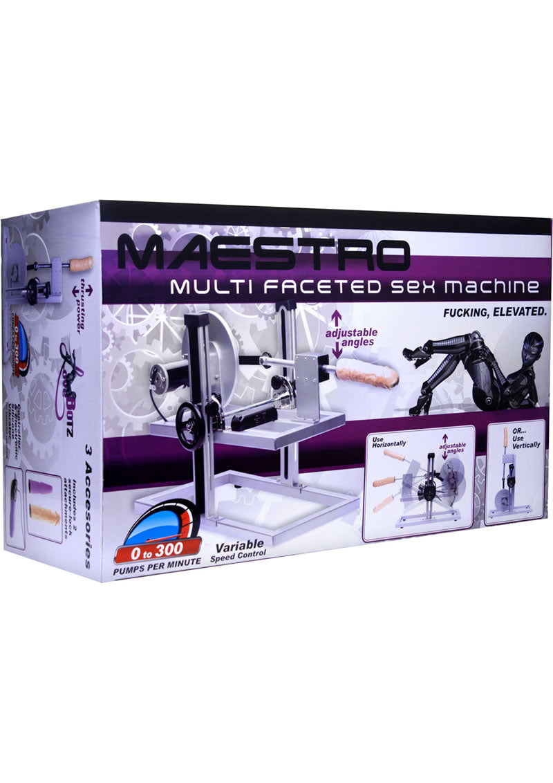 Máquina sexual multifacética Love Botz Maestro de 20,75 pulgadas