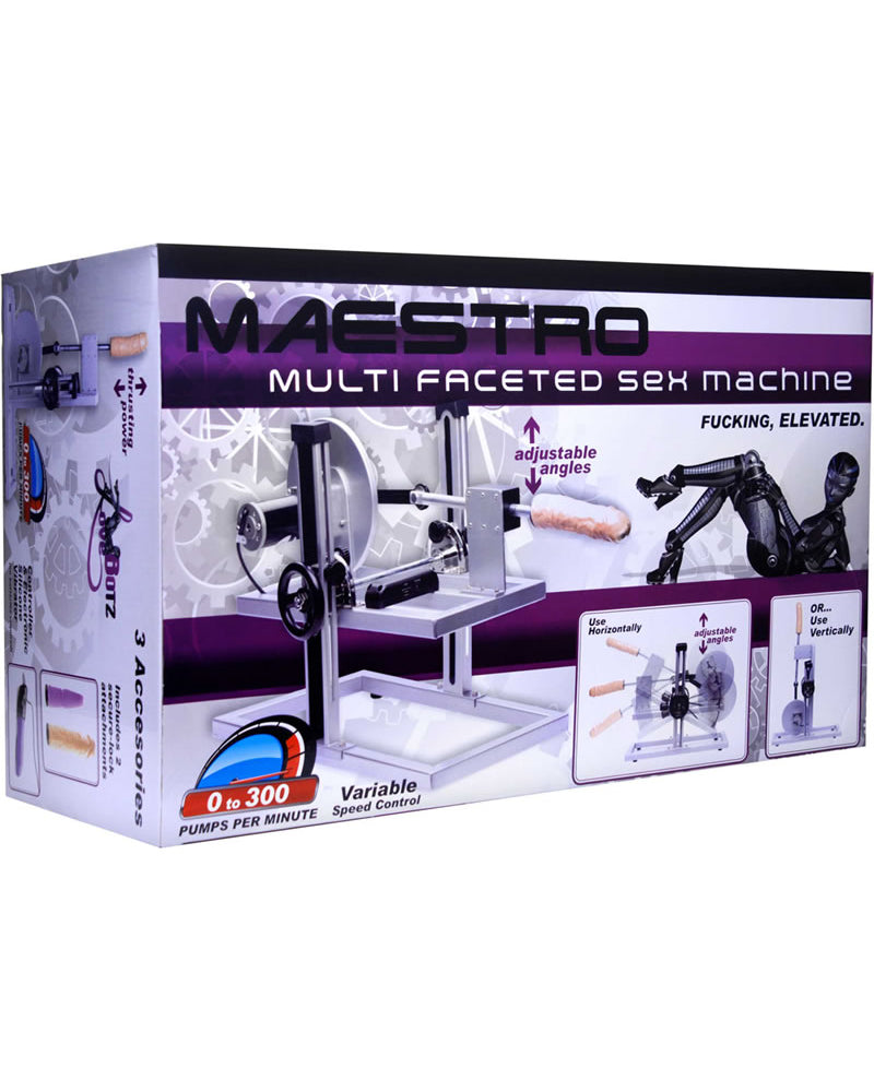 Love Botz Maestro Multi Faceted Sex Machine 20.75 Inch