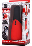 Masturbador automático Vibra Head Bionic Stroker de 8,5 pulgadas, color rojo