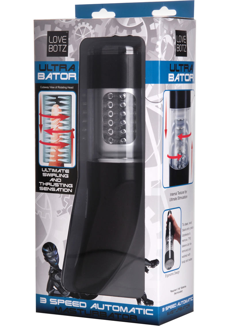 Masturbador automático con empuje y remolino Ultra Bator