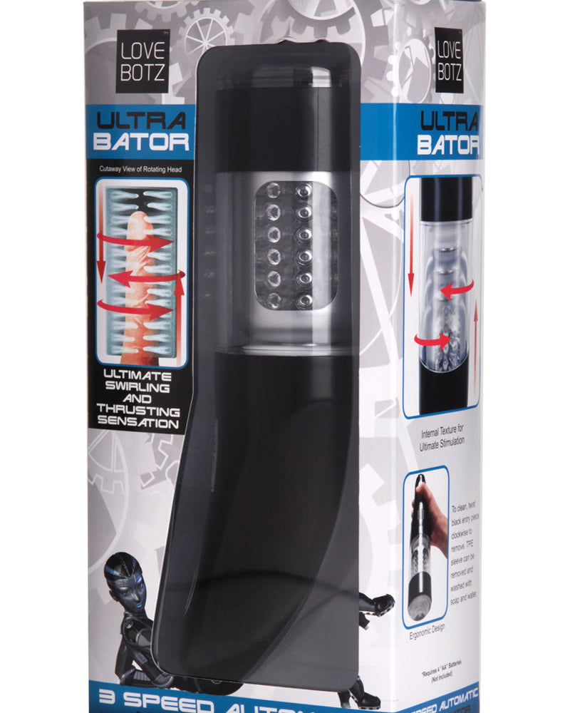 Masturbador automático con empuje y remolino Ultra Bator