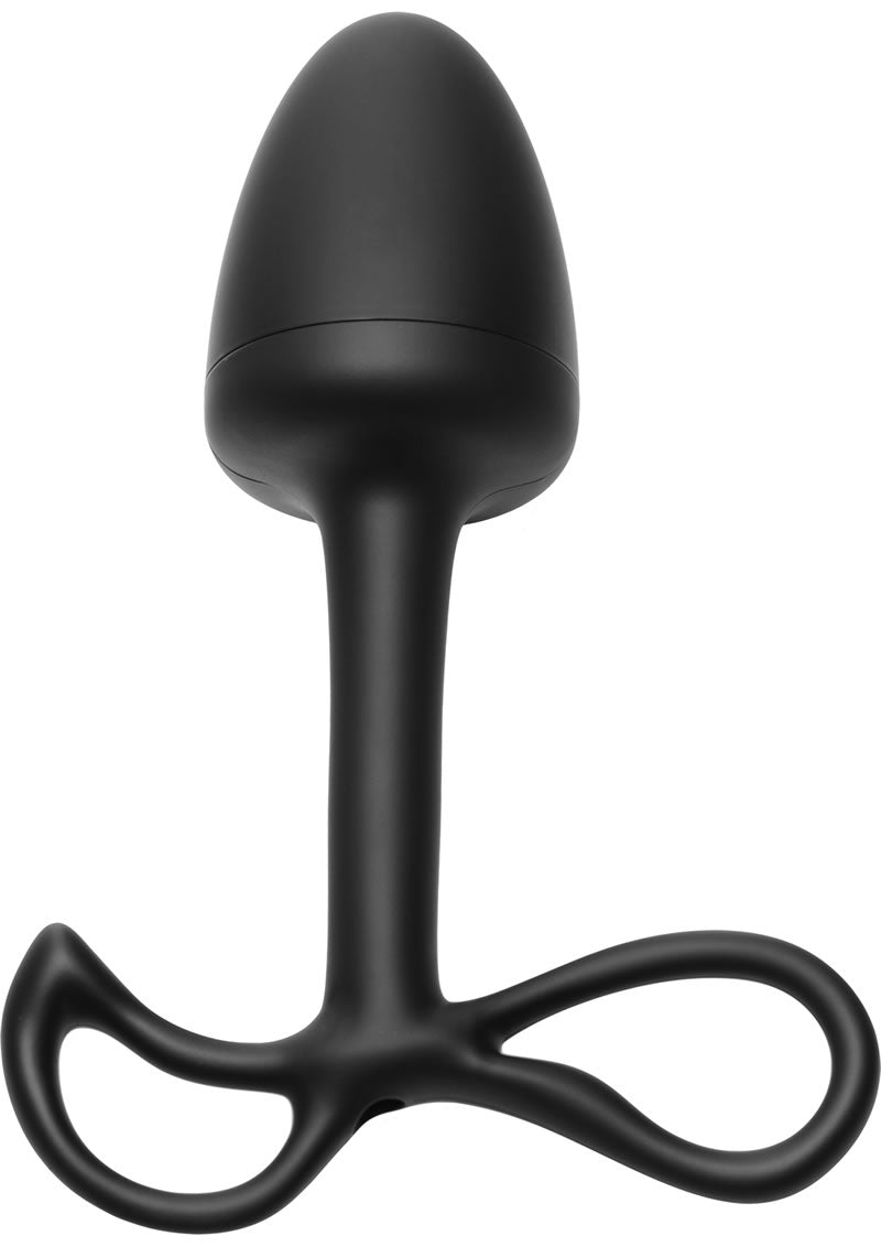 Astral Large Bulb P Spot Anal Stimulator Black 6 Inch