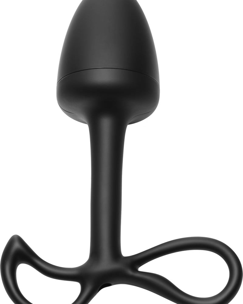 Estimulador anal Astral Large Bulb P Spot de 6 pulgadas, color negro