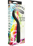 Vibrador con varita de placer totalmente ajustable y multifunción Voodoo 7, resistente al agua, color negro