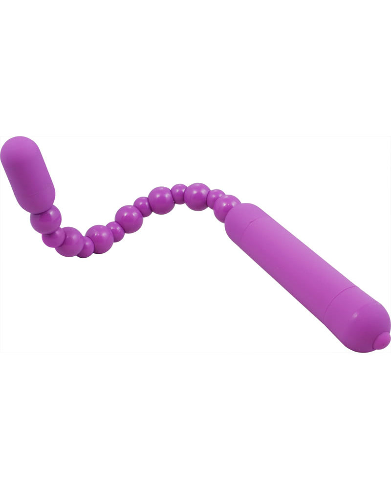 Vibrador con varita de placer totalmente ajustable y multifunción Voodoo 7, resistente al agua, color lavanda