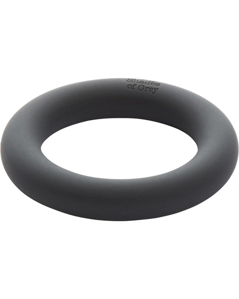 Anillo para el pene de silicona color negro de Cincuenta sombras de Grey