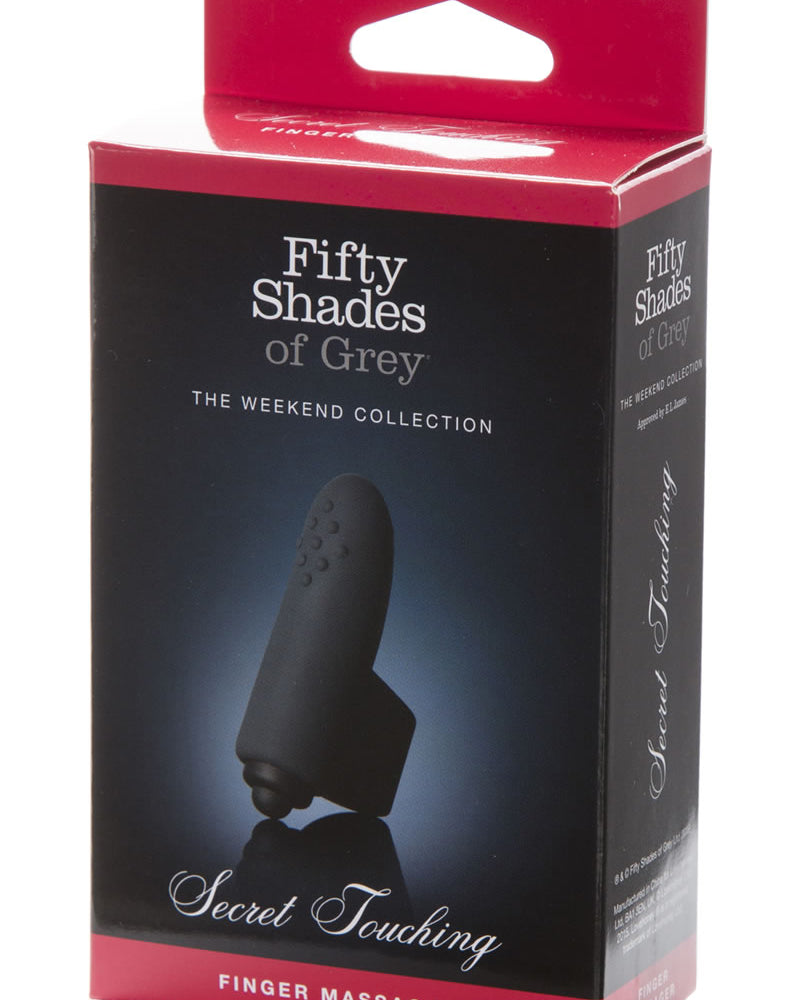 Masajeador de dedos Secret Touch de Fifty Shades Of Grey, color negro