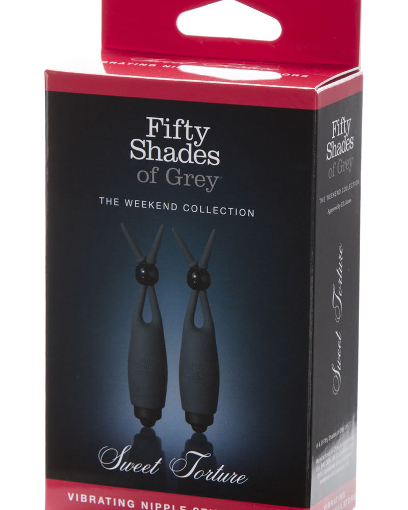 Estimuladores de pezones Fifty Shades Of Grey Sweet Torture Vibe Negro
