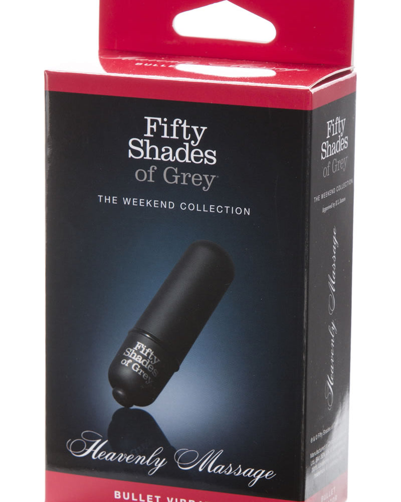 Bala de masaje Heavenly de Cincuenta sombras de Grey, color negro