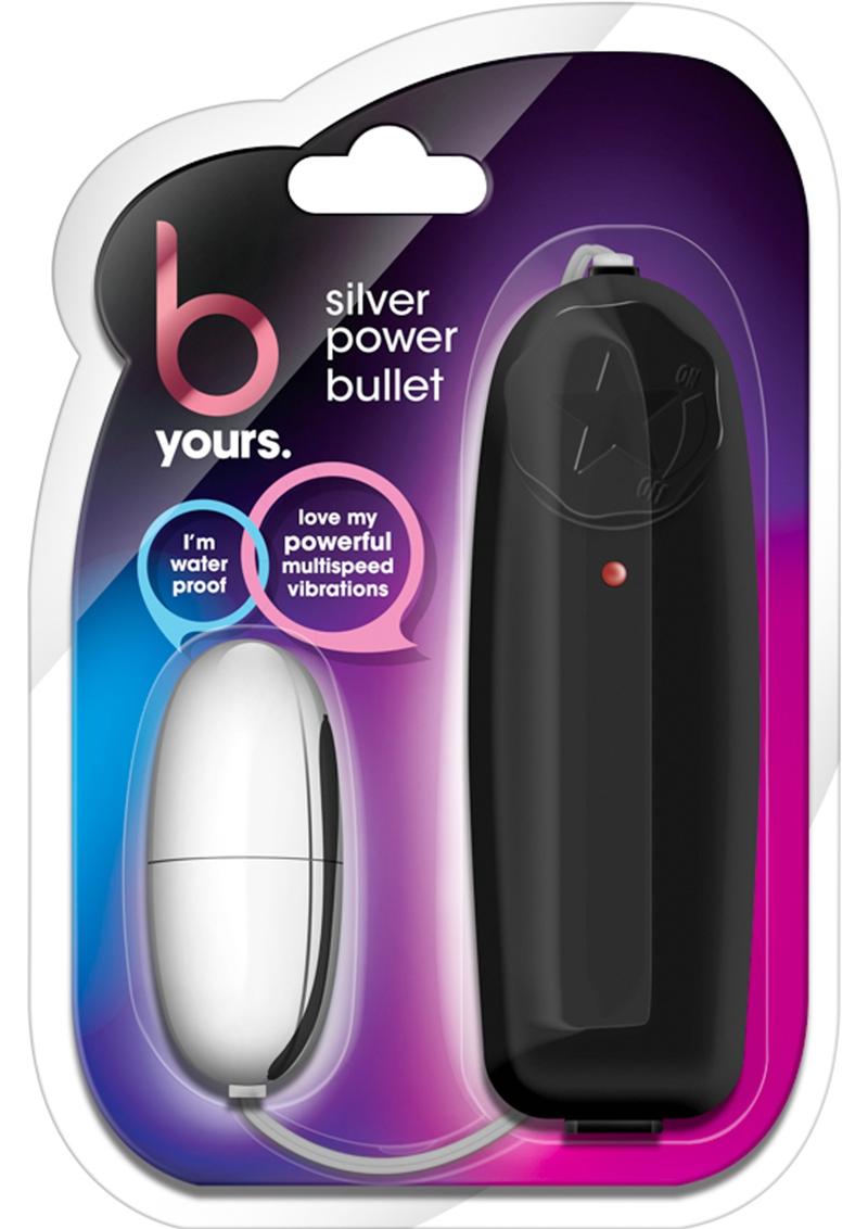 B Yours Control remoto con cable Plata Power Bullet Impermeable Negro