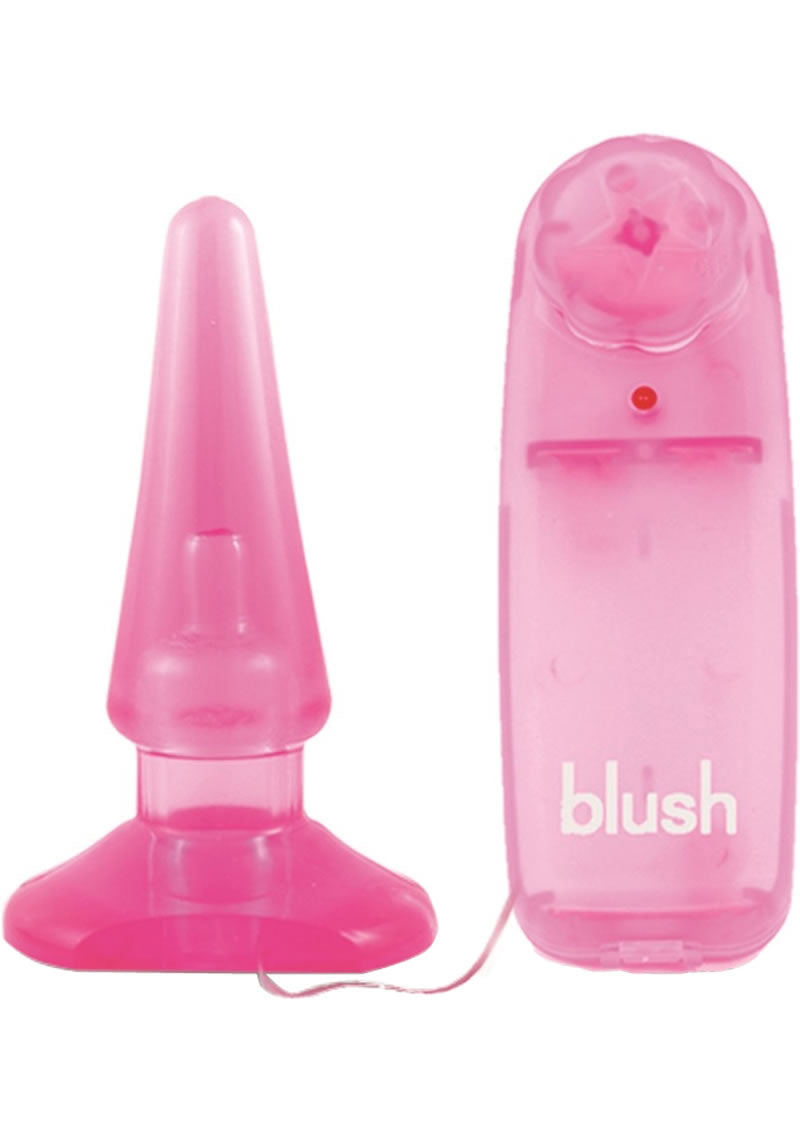 B Yours Basic Anal Pleasure Vibrating Anal Plug Waterproof 4.5 Inch Pink