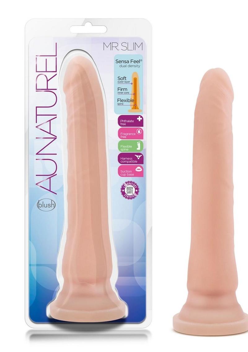 Au Naturel Mr. Slim Realistic Dildo 9.5 Inch