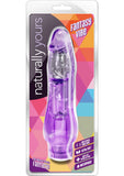 Naturally Yours Fantasy Vibe Jelly Realistic Vibrator Waterproof Purple 8.5 Inch