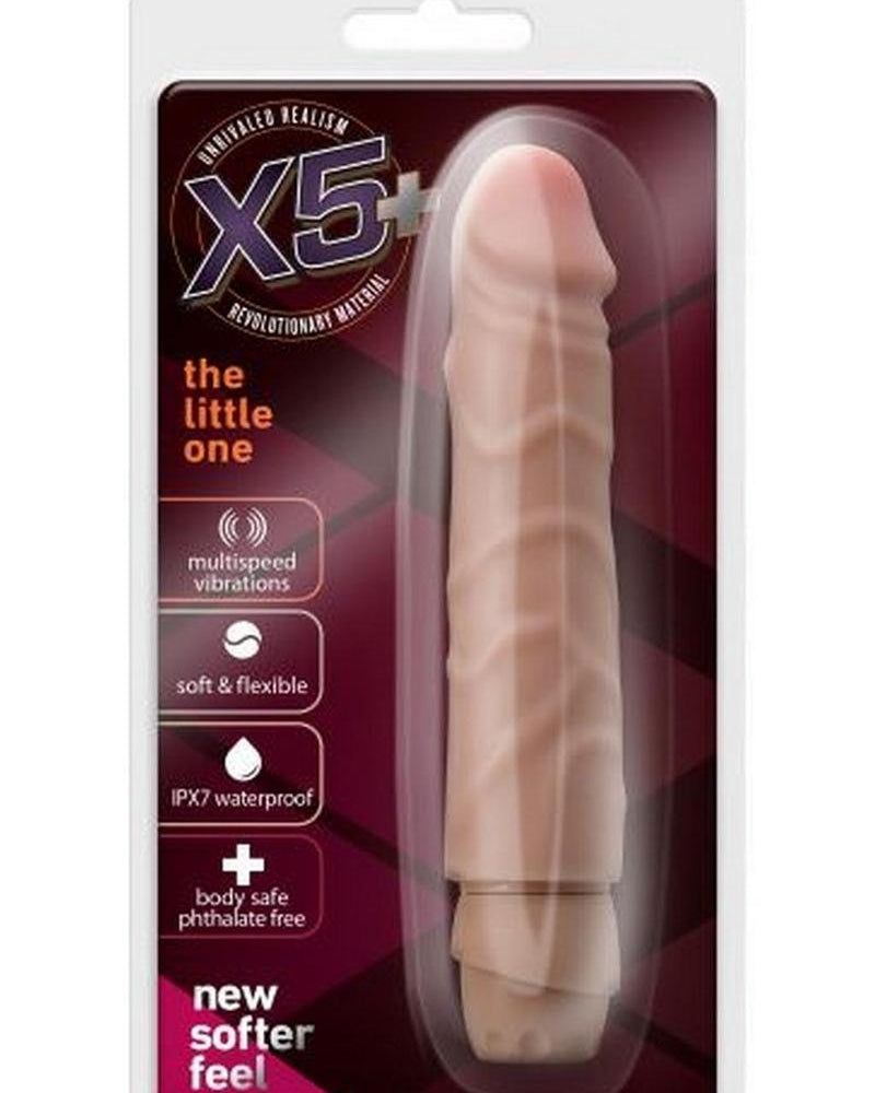 X5 The Little One Realistic Vibrator Waterproof Beige 6.2 Inch