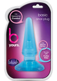 B Yours Basic Anal Plug Blue 4.25 Inch