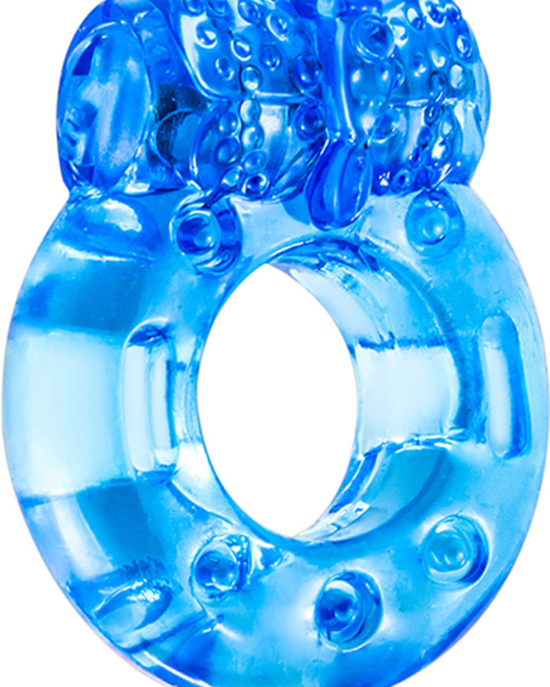 Anillo para el pene reutilizable Stay Hard azul