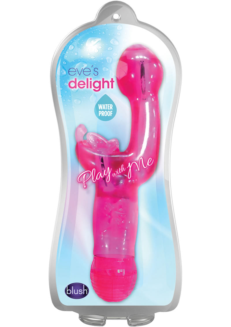 Vibrador Play With Me Eves Delight rosa de 6,5 pulgadas