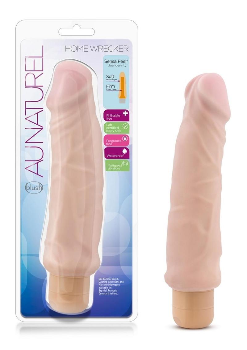 Au Naturel Home Wrecker Realistic Vibrator Waterproof 9 Inch