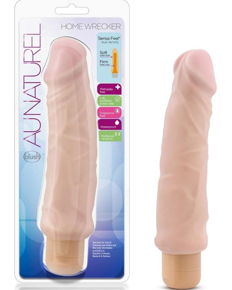 Au Naturel Home Wrecker Realistic Vibrator Waterproof 9 Inch