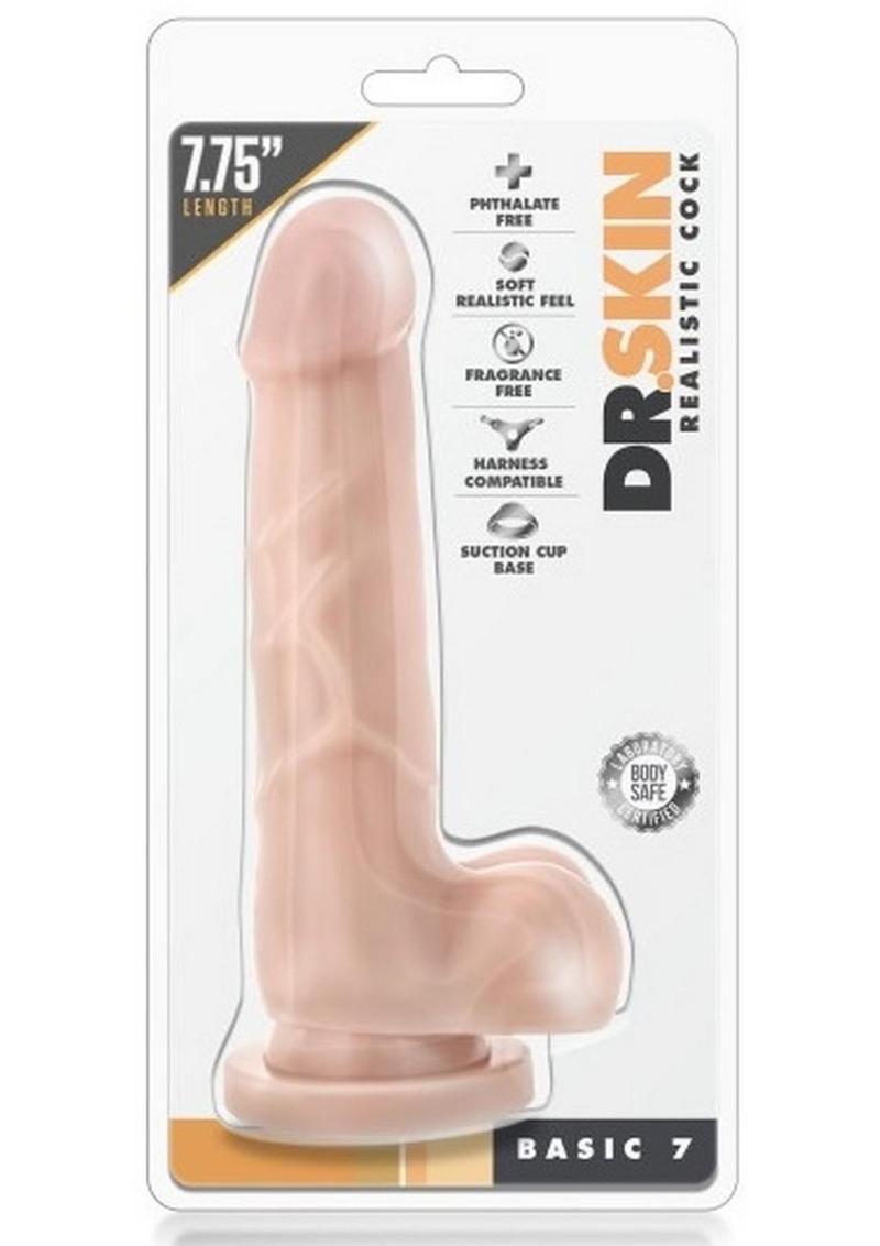 B Yours Basic Realistic Dildo Beige 7 Inch